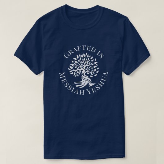 Gepatteerd in Messiah Yeshua Tree of Life T-Shirt (Design voorkant)