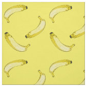 Gepatterde bananen stof (Swatch)