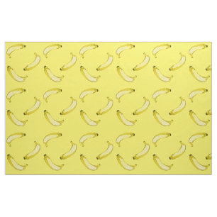Gepatterde bananen stof