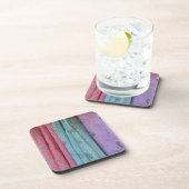 Gepatterde kleurrijke stof onderzetter (Rechterzijde)