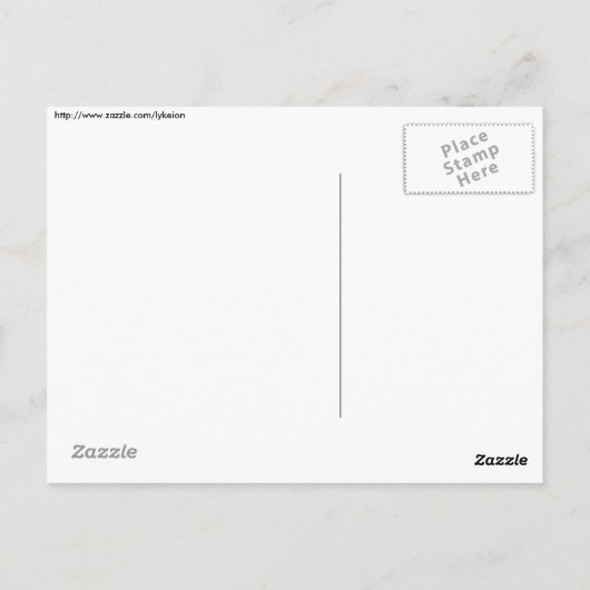 gepauletteerde vruchtenvet; moeder met kind briefkaart (Achterkant)