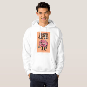 "Gepauzeerd Game Brain – Gaming Mode geactiveerd" Hoodie