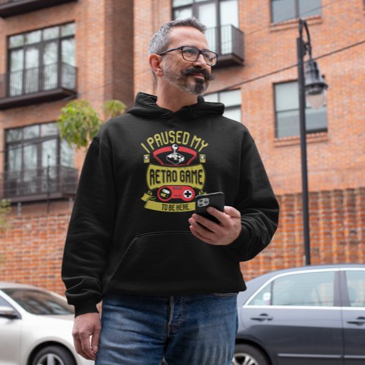 Gepauzeerd Mijn Retro Spel - Gamer Hoodie