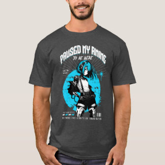 Gepauzeerde Anime-vrienden T-shirt