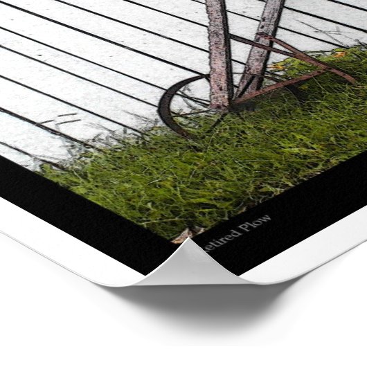 Gepauzeerde ploeg poster (Hoek)