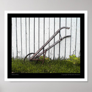 Gepauzeerde ploeg poster