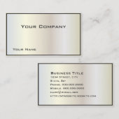 Gepearlimeerde gradiënt bedrijfsVisitekaartje Visitekaartje (Voorkant / Achterkant)