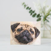 gepegeld briefkaart (Staand voorkant)