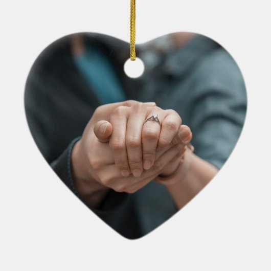 Gepegenereerd groen fotokeramisch Ornament (Achterkant)