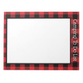 Gepegenereerde Camping om Aangepast aan te bieden Notitieblok (Voorkant)