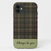 Gepegmenteerde stripes patroondraagtas Case-Mate iPhone case (Achterkant)