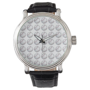 Gepeild honkbalpatroon horloge