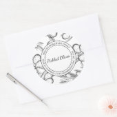 Gepekelde Olive Sketch Modern label (Envelop)