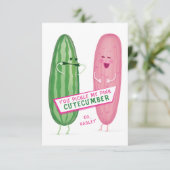 Gepekelde roze klaslokaal Valentijnsdag Kaart (Staand voorkant)