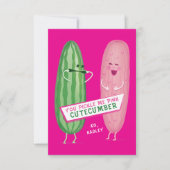 Gepekelde roze klaslokaal Valentijnsdag Kaart (Voorkant)