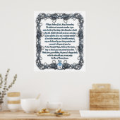 Gepel voor de Miraculous Medal Poster (Keuken)