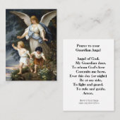 Gepel voor je beschermer Angel Visitekaartje (Voorkant / Achterkant)