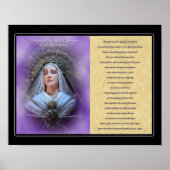 Gepel voor onze dame van de Sorrows. Poster (Voorkant)
