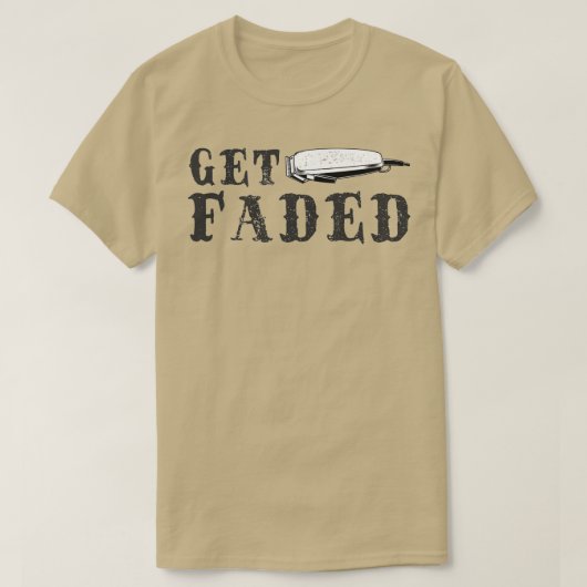 Gepelde Barber Graphic Funny Hair Trimmer Stylis T-shirt (Design voorkant)