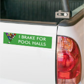 Gepelde Billiardbekkens Bumpersticker (Op Truck)