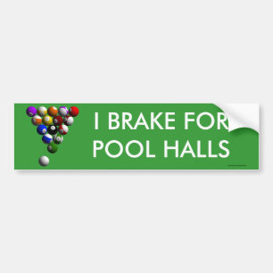 Gepelde Billiardbekkens Bumpersticker