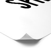 Gepelde bonen Funny Veggie Bean Pun Poster (Hoek)