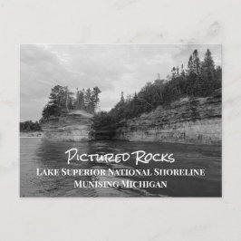 Gepelde Rocks Lake Superior National Shoreline P Briefkaart