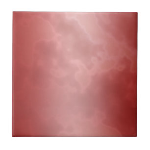 Gepelde rode keramische tegel tegeltje