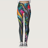 Gepelde verf leggings (Voorkant)