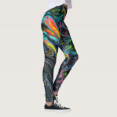 Gepelde verf leggings (Rechts)