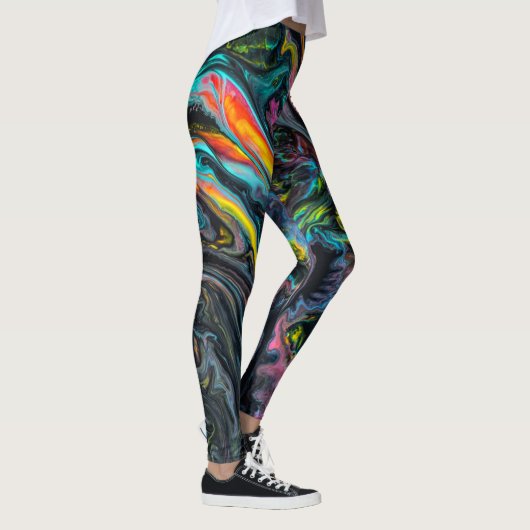 Gepelde verf leggings (Rechts)