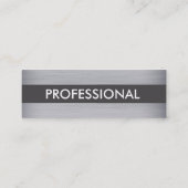 Gepenseerde titaanmetaal-textuurminikaarten mini visitekaartje (Achterkant)