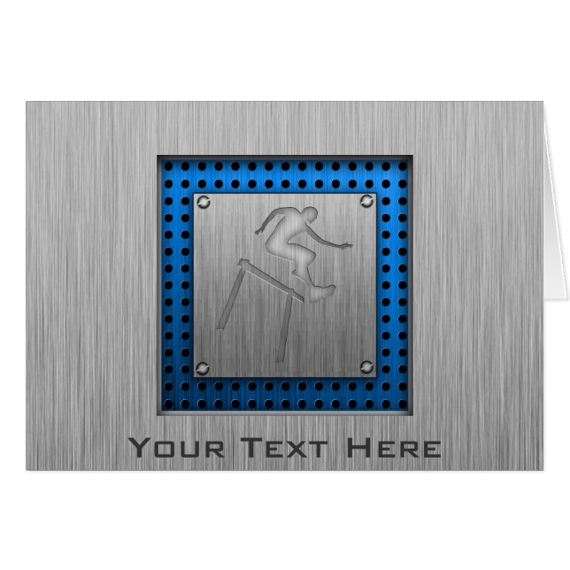 gepenselde metalen-achtige urdler (Voorkant Horizontaal)