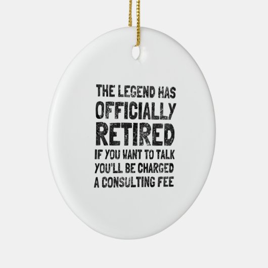 Gepensioneerd 2020 keramisch ornament (Rechts)