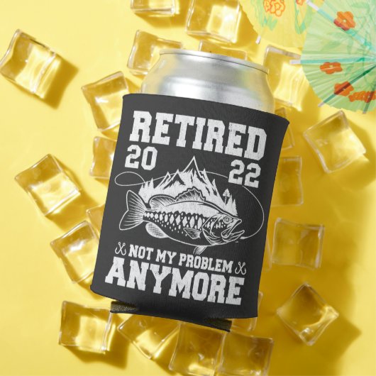 Gepensioneerd 2022 Mijn probleem niet meer grappig Blikjeskoeler (Insitu Zomer)