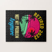 Gepensioneerd 2022 niet meer mijn probleem op het  legpuzzel (Horizontaal)