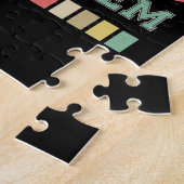 Gepensioneerd 2022 Niet mijn probleem meer pension Legpuzzel (Zijkant)