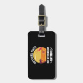 Gepensioneerd 2022 Niet mijn probleem nog grappige Bagagelabel (Voorkant verticaal)