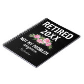 Gepensioneerd 2023 Mijn probleem niet meer, aangep Notitieboek (Linkerzijde)