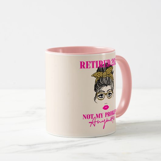 Gepensioneerd 2023 Ouderdoms Vrouwen krijgen een z Mok (Voorkant rechts)