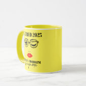 Gepensioneerd 2023 Ouderdoms Vrouwen krijgen een z Mok (Voorkant links)