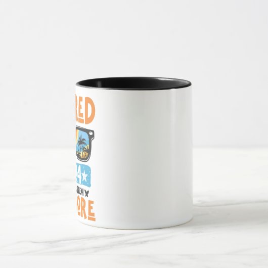 Gepensioneerd 2024 Mijn probleem niet meer, meer p Mok (Midden)