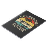 Gepensioneerd 2024 Mijn probleem niet meer, meer p Notitieboek (Linkerzijde)