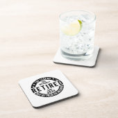 Gepensioneerd 2024 niet meer mijn probleem, grappi bier onderzetter (Rechterzijde)