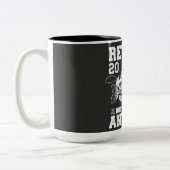 Gepensioneerd 2024 niet mijn probleem meer grappig tweekleurige koffiemok (Links)