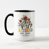 Gepensioneerd 2024 Pensioengeschenk voor vrouwen M Mok (Links)