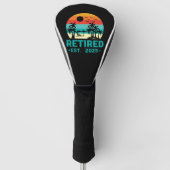 Gepensioneerd 2025 golfheadcover (Voorkant)