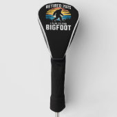 Gepensioneerd 2025 Ik ben van plan om Bigfoot pens Golfheadcover (Voorkant)