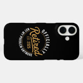 Gepensioneerd 2025 Mijn probleem niet meer Case-Mate iPhone Case (Achterkant (horizontaal))