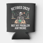 Gepensioneerd 2025 niet meer mijn probleem blikjeskoeler (Voorkant)